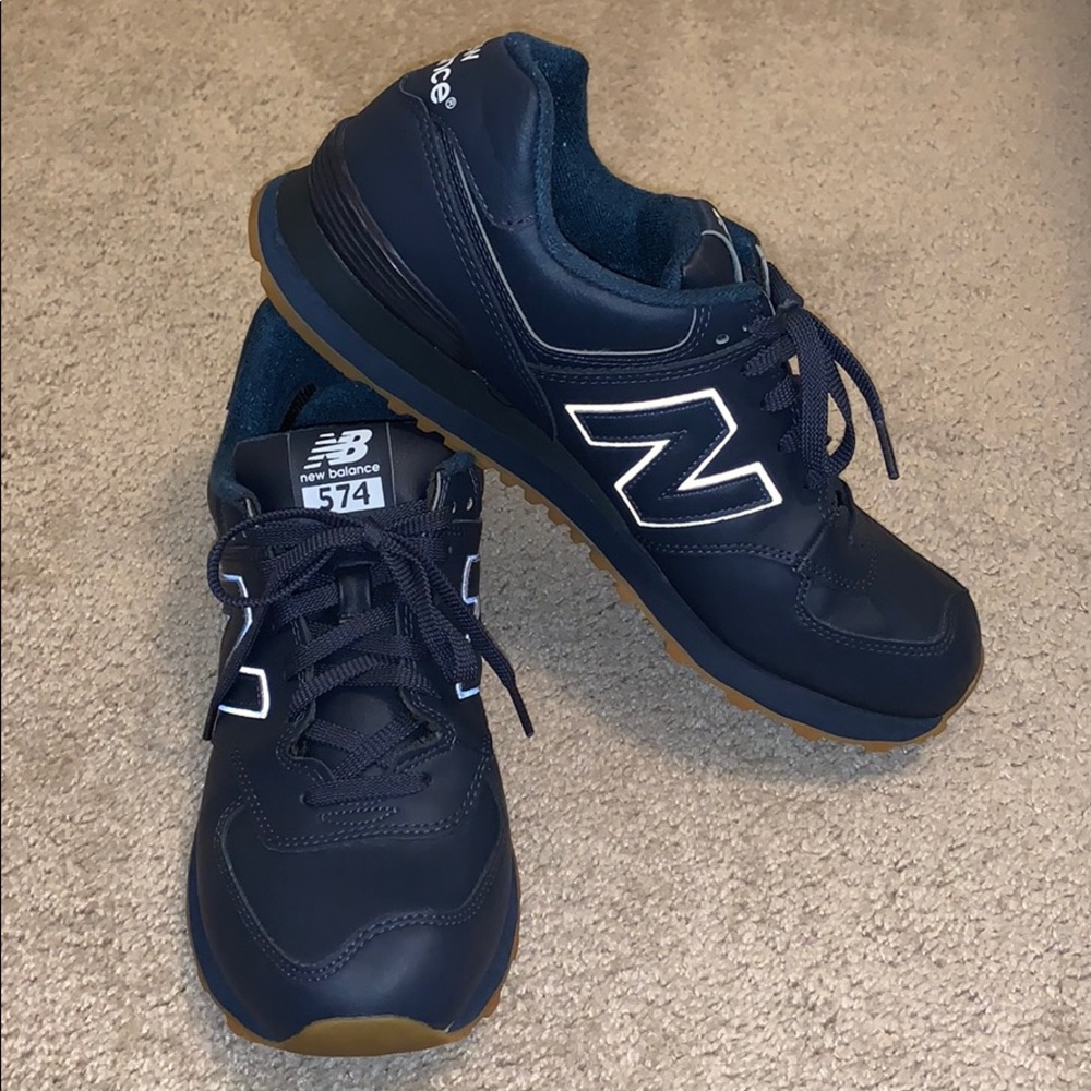 Men’s new balance 574 classic leather sneakers